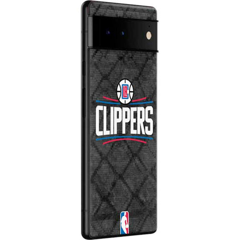 NBA Los Angeles Clippers Black Rust Google Pixel 6 Pro Skin